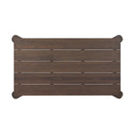 Soho Outdoor Coffee Table Stained Heritage Brown Top View 238993-003