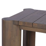 Soho Outdoor End Table Stained Heritage Brown-FSC Slatted Tabletop 238998-003