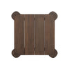 Soho Outdoor End Table Stained Heritage Brown-FSC Top View Four Hands