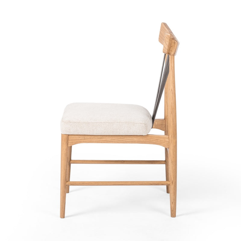 Solene Dining Chair Darren Ecru Side View 224555-002