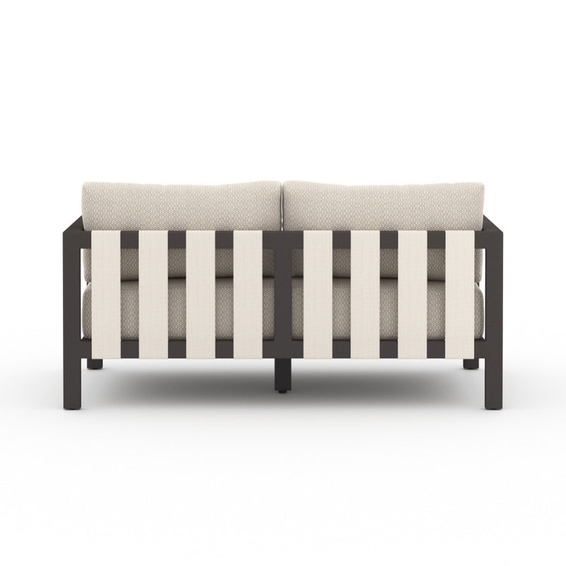 Sonoma Outdoor Sofa Faye Sand Back View 223341-007