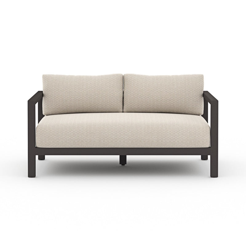 Sonoma Outdoor Sofa Faye Sand Front Facing View 223341-007