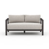 Sonoma Outdoor Sofa Stone Grey Front Facing View 223341-004