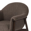 Sora Dining Armchair Gibson Mink Performance Fabric Armrest Four Hands