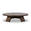 Sparrow Coffee Table Ashen Oak Resawn Splayed Legs Side View Four Hands