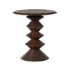 Stacked End Table Reclaimed Russet Front Facing View 245824-001