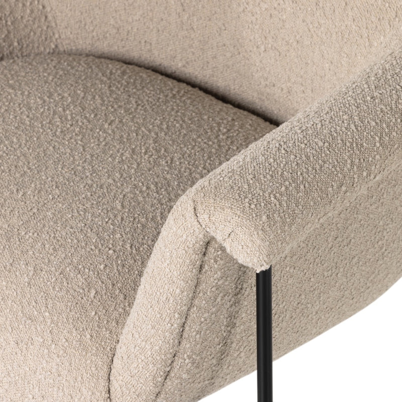 Suerte Chair Knoll Sand Rolled Arms Four Hands