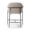 Suerte Counter Stool Knoll Sand Back View Four Hands