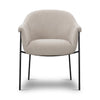 Four Hands Suerte Dining Chair Knoll Sand Front Facing View