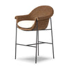 Suerte Outdoor Bar Stool Arashi Salt Angled View 239965-001