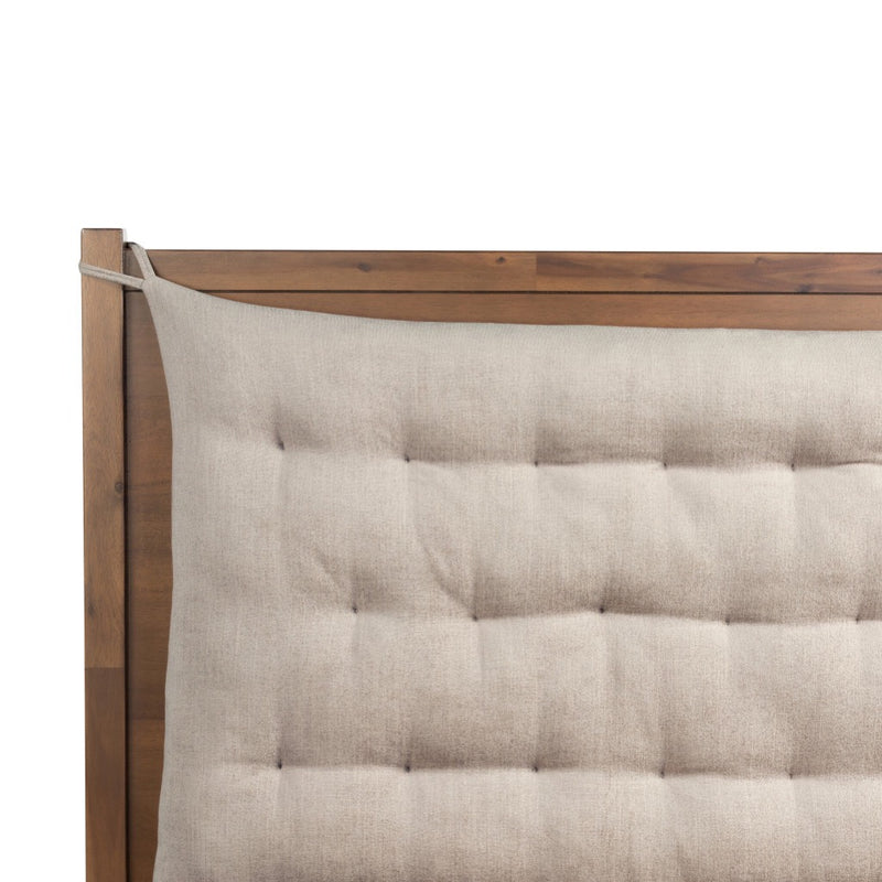 Sullivan Bed Harbor Sand Tufted Pillow Headboard Four Hands