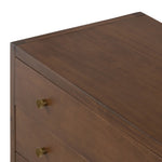 Sullivan Nightstand Saddle Tan Veneer Handles Acacia Wood Four Hands