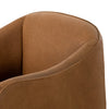 Four Hands Sully Chair Eucapel Cognac Sloped Arm Detail