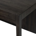 Suspension Desk Smoked Black Veneer Corner Detail 235487-002