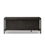 Suspension Desk Smoked Black Veneer Back View 235487-002