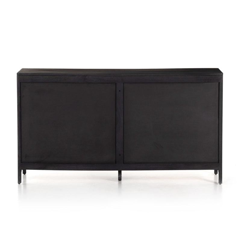 Sydney 6 Drawer Dresser Black Wash Back View Four Hands