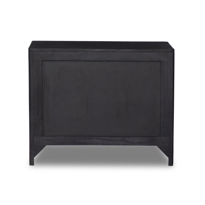 Sydney Large Nightstand Black Wash Back View 234927-004