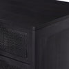 Sydney Large Nightstand Black Wash Cane Detail 234927-004