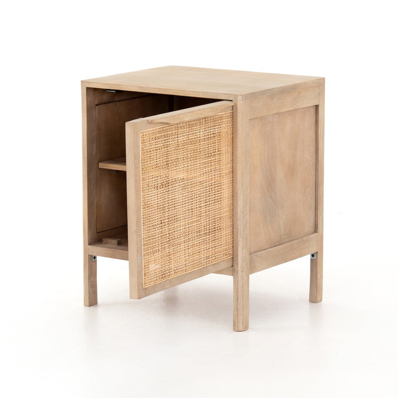 Sydney Nightstand Natural Right Piece Open Cabinet IPRS-031
