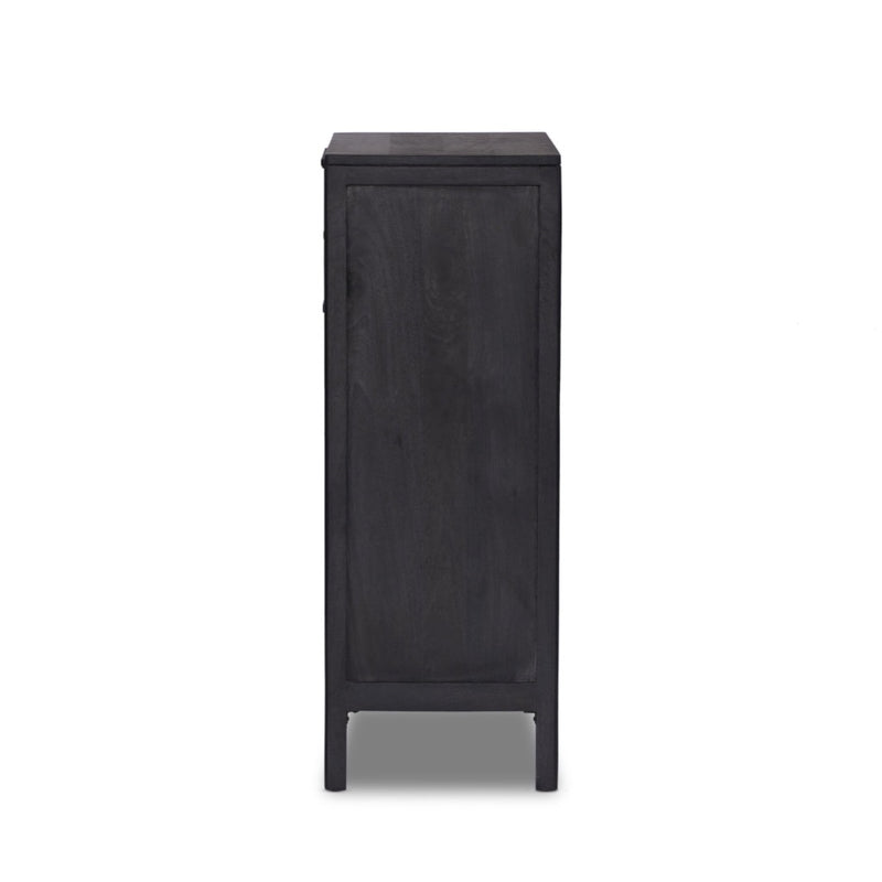 Four Hands Sydney Tall Dresser Black Wash Side View