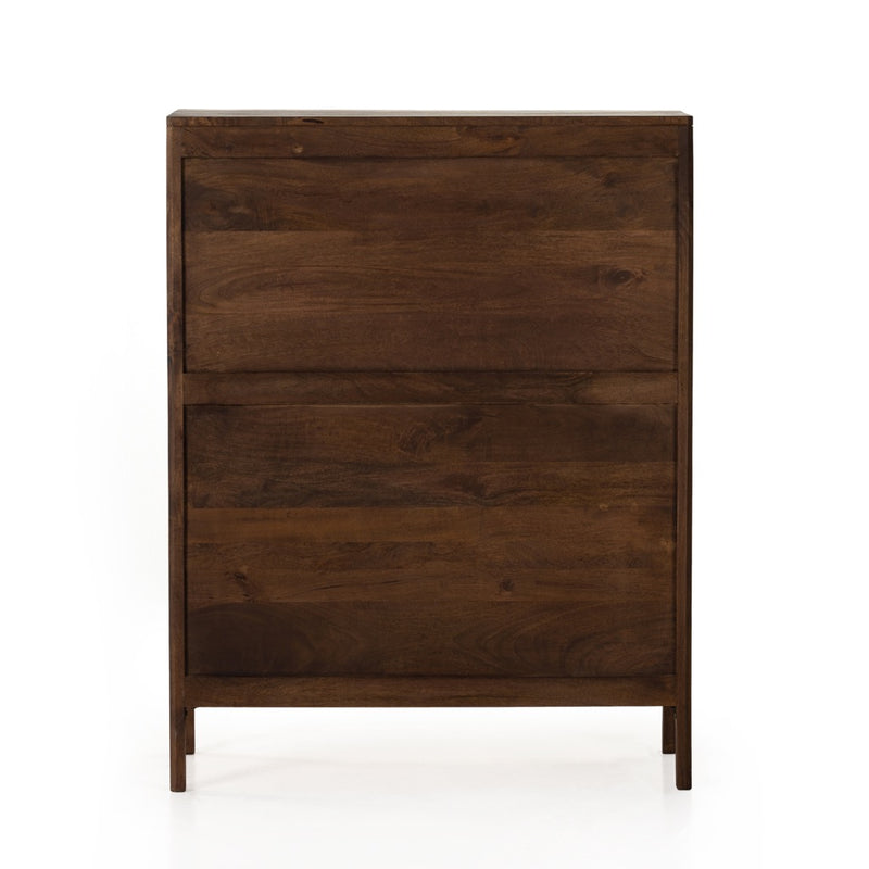 Four Hands Sydney Tall Dresser Brown Wash Back View