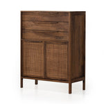 Sydney Tall Dresser Brown Wash Angled View 106690-007