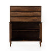 Sydney Tall Dresser Brown Wash Open Cabinet Four Hands