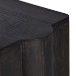 Sylvie Sideboard Brushed Dark Brown Rounded Corner Detail 238008-001