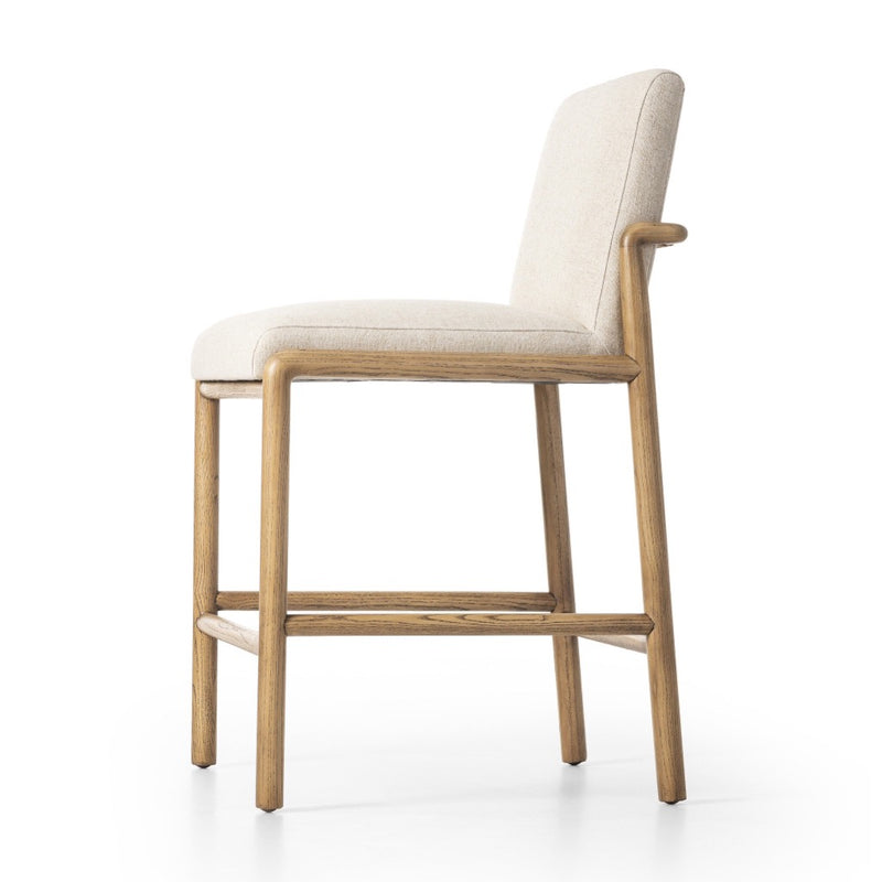 Four Hands Taki Stool Antwerp Natural Angled View