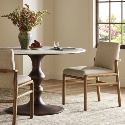 Taki Dining Chair Antwerp Natural Staged View Four Hands