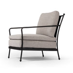 Four Hands Tally Outdoor Chair Ramiro Ecru Angled Side View