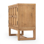 Tamara Small Cabinet Worn Oak Veneer Angled View