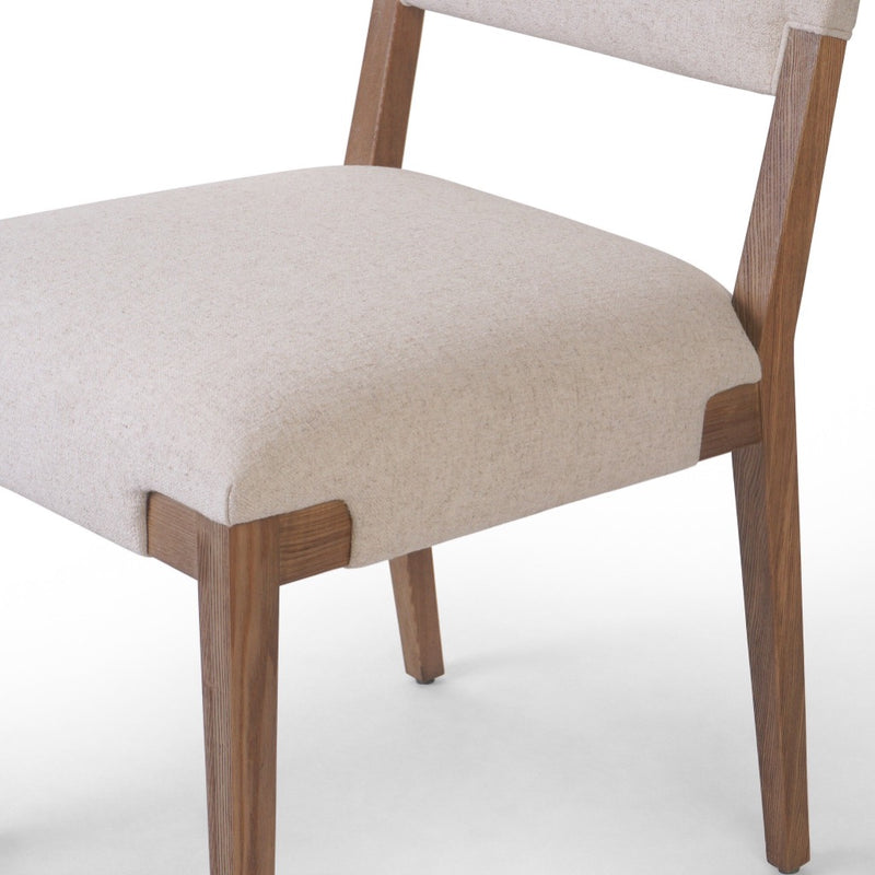 Tamari Dining Chair Antwerp Natural Performance Fabric Seating 240365-001