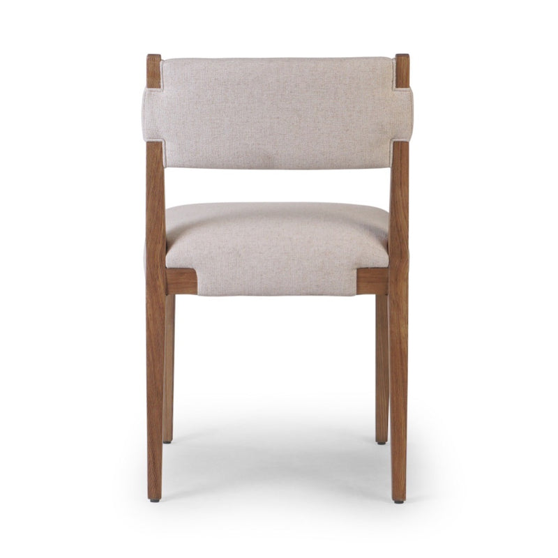 Tamari Dining Chair Antwerp Natural Back View Four Hands