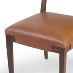 Four Hands Tamari Dining Chair Sonoma Chestnut Top Grain Leather Seating