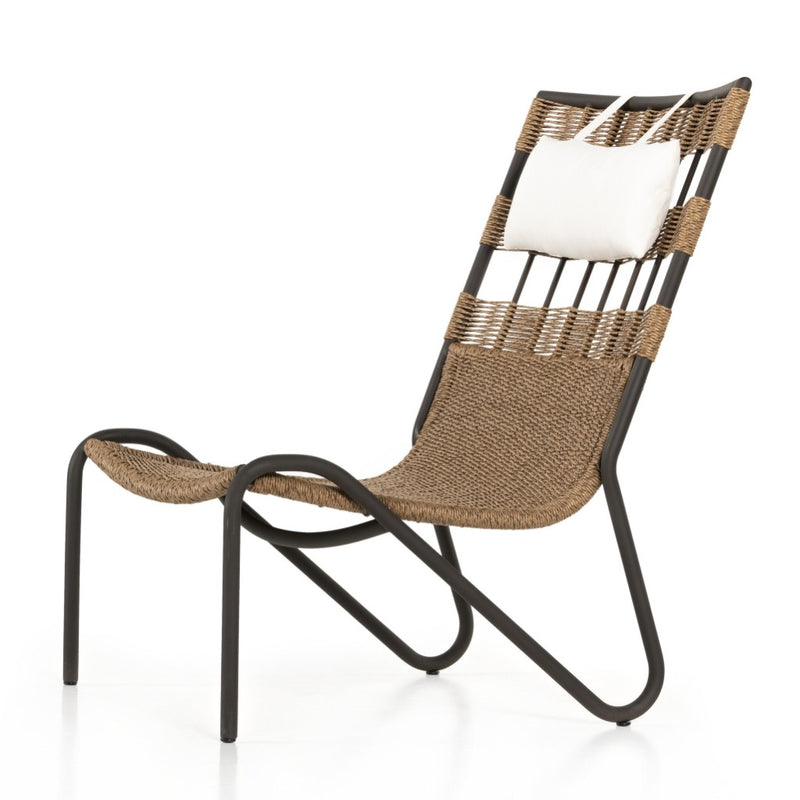 Tegan Outdoor Chair Venao Ivory Angled View 226880-002