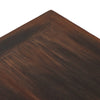 Van Thiel The 1500 Kilometer Dining Table Aged Brown Veneer Tabletop Detail Four Hands