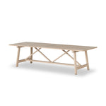 Four Hands The 1500 Kilometer Dining Table Natural Pine Veneer Angled View Van Thiel