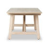 Four Hands The 1500 Kilometer Dining Table Natural Pine Veneer Side View Van Thiel