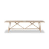 The 1500 Kilometer Dining Table Natural Pine Veneer Front Facing View 237659-001