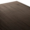 The Arch Dining Table Medium Brown Fir Veneer Tabletop Detail Four Hands