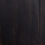 Four Hands The Johnny Walker Doors Cabinet Distressed Black Solid Pine Detail