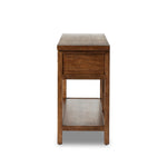 Lazy Monsieur Partouche Table Distressed Brown Veneer Side View 238729-002