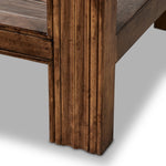 Lazy Monsieur Partouche Table Distressed Brown Veneer Legs 238729-002