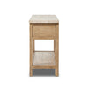 The Lazy Monsieur Partouche Table Travertine Side View Van Thiel 238729-001