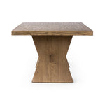 Tia Dining Table Drifted Oak Veneer Side View 231796-002