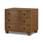 Tiago Nightstand Toasted Oak Veneer Angled View Four Hands