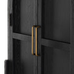 Tolle Bar Cabinet Drifted Matte Black Handle Detail 234848-001