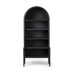 Tolle Bookcase Drifted Matte Black Front Facing View 246044-004