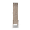 Four Hands Tolle Cabinet Rustic White Solid Side View